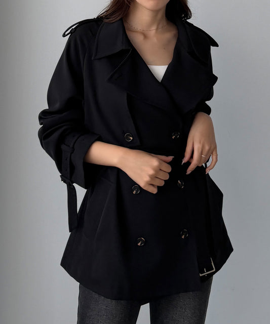 【617】ミドル丈トレンチコート