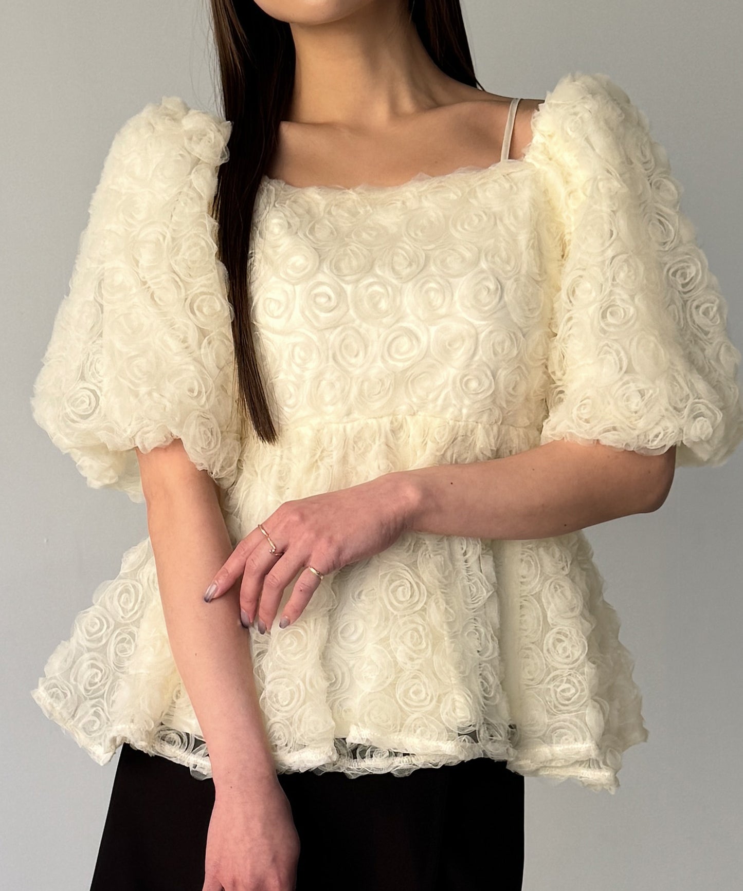 Model:H154cm 着用サイズ:S